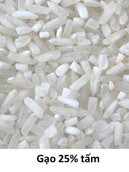 Gạo 25% tấm 